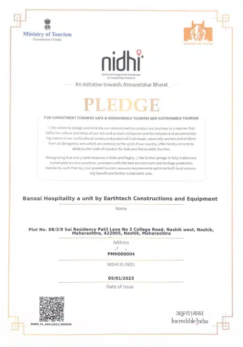 Nidhi Certificate